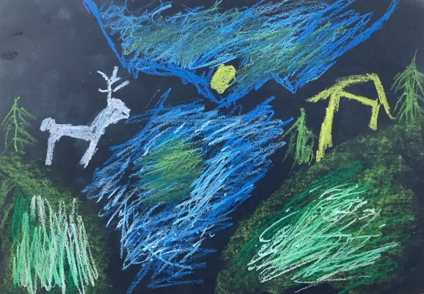 Roman's artwork from Hoyland Springwood Primary School 